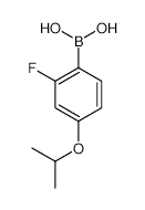 2-Fluoro-4-isopropoxyphenylboronic acid - Chemical structure and product image