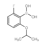 2-Fluoro-6-isopropoxyphenylboronic acid - Chemical structure and product image