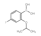 4-Fluoro-2-isopropoxyphenylboronic acid - Chemical structure and product image