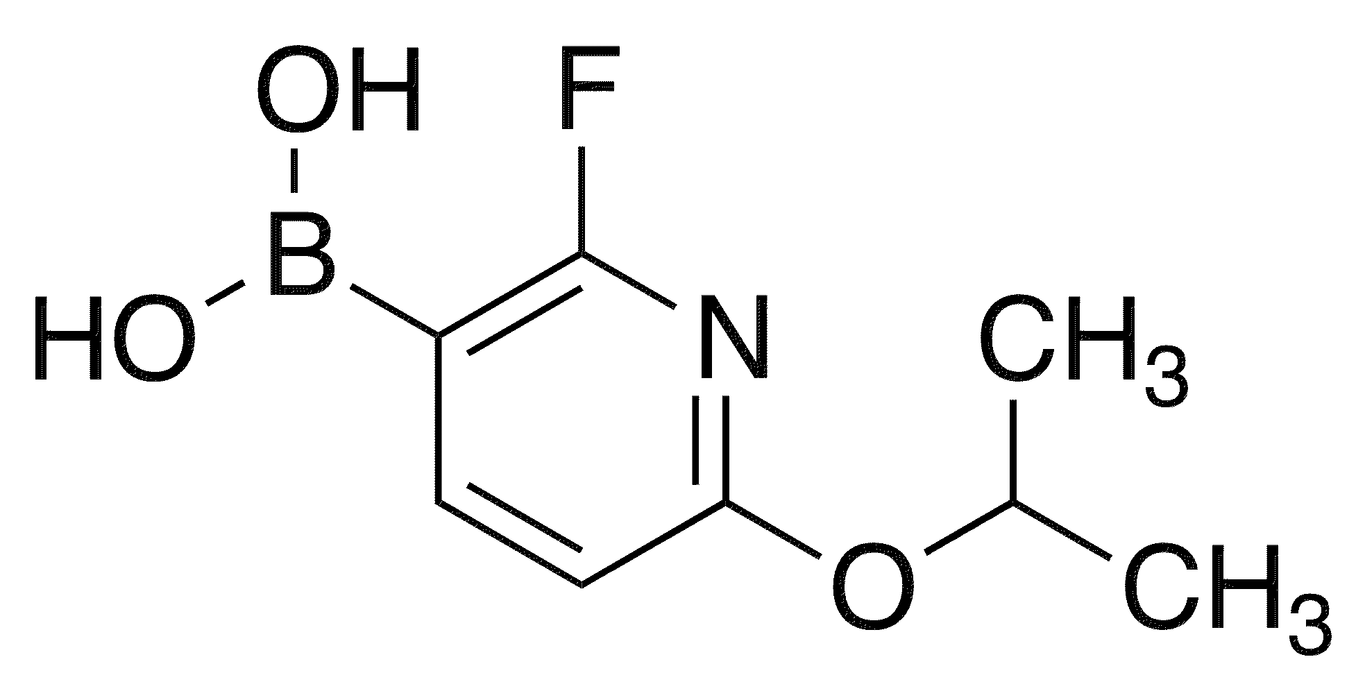 2-Fluoro-6-isopropoxypyridine-3-boronic acid - Chemical structure and product image
