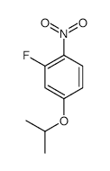 2-Fluoro-4-isopropoxy-1-nitrobenzene - Chemical structure and product image