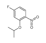 4-Fluoro-2-isopropoxy-1-nitrobenzene - Chemical structure and product image
