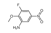 3-Fluoro-2-methoxy-5-nitroaniline - Chemical structure and product image