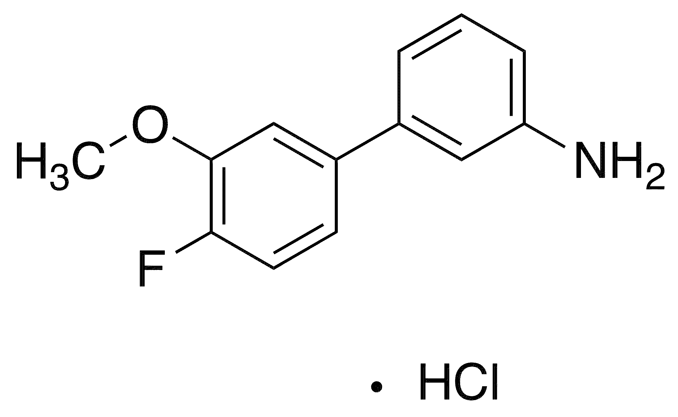 3-(4-Fluoro-3-methoxyphenyl)aniline hydrochloride - Chemical structure and product image