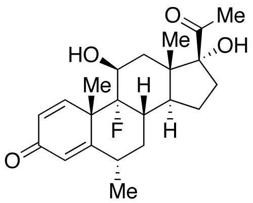 Fluorometholone - Chemical structure and product image