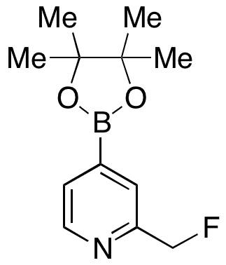 2-(Fluoromethyl)-4-(4,4,5,5-tetramethyl-1,3,2-dioxaborolan-2-yl)-pyridine - Chemical structure and product image