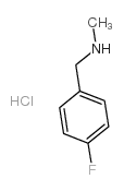 4-Fluoro-N-methylbenzylamine hydrochloride - Chemical structure and product image