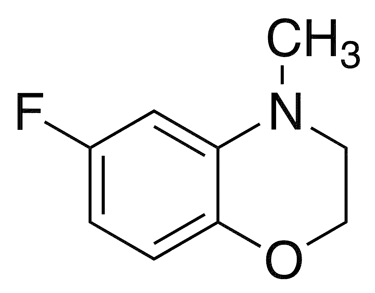 6-Fluoro-4-methyl-2,3-dihydro-1,4-benzoxazine - Chemical structure and product image
