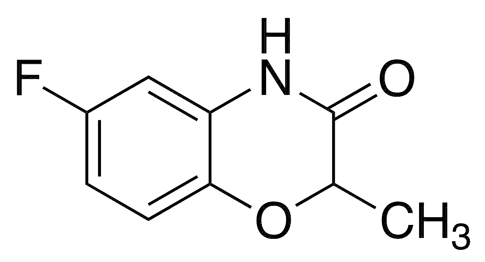 6-Fluoro-2-methyl-2,4-dihydro-1,4-benzoxazin-3-one - Chemical structure and product image