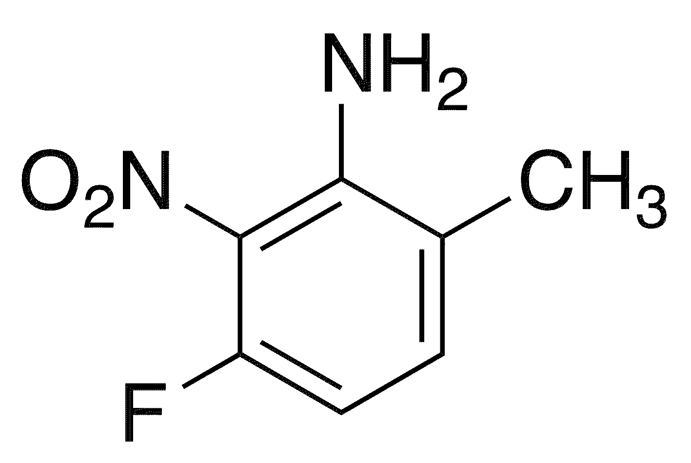 3-Fluoro-6-methyl-2-nitroaniline - Chemical structure and product image