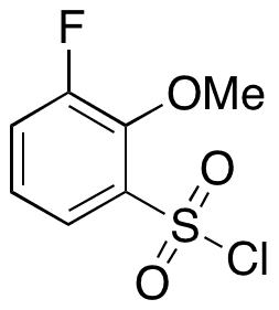 3-Fluoro-2-methoxy-benzenesulfonyl Chloride - Chemical structure and product image