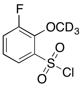3-Fluoro-2-methoxy-benzenesulfonyl-d3 Chloride - Chemical structure and product image