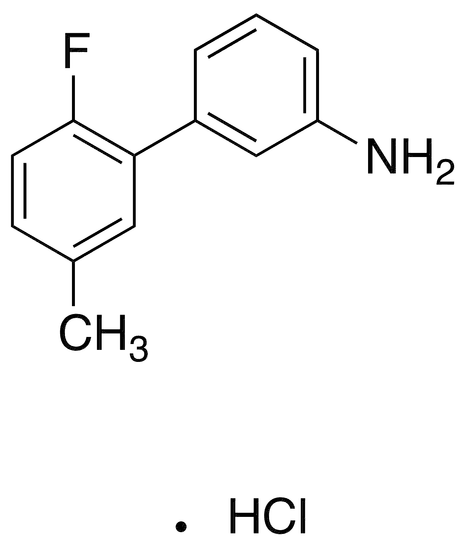 3-(2-Fluoro-5-methylphenyl)aniline hydrochloride - Chemical structure and product image