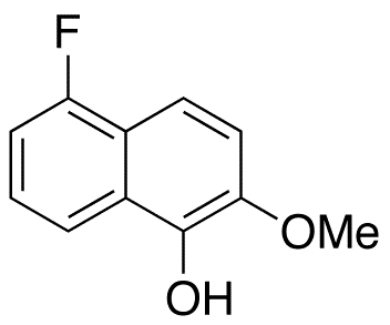5-Fluoro-2-methoxy-1-naphthalenol - Chemical structure and product image
