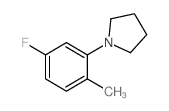 1-(5-Fluoro-2-methylphenyl)pyrrolidine - Chemical structure and product image