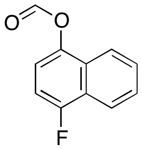 4-Fluoro-1-naphthalenol 1-Formate - Chemical structure and product image