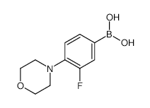 3-Fluoro-4-morpholinophenylboronic acid - Chemical structure and product image
