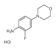 2-Fluoro-4-(morpholin-4-yl)aniline - Chemical structure and product image