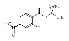 2-Fluoro-4-nitrobenzoic acid t-butyl ester - Chemical structure and product image