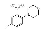 4-(4-Fluoro-2-nitrophenyl)morpholine - Chemical structure and product image