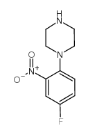 1-(4-Fluoro-2-nitrophenyl)piperazine - Chemical structure and product image