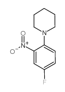 1-(4-Fluoro-2-nitrophenyl)piperidine - Chemical structure and product image