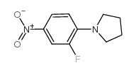 1-(2-Fluoro-4-nitrophenyl)pyrrolidine - Chemical structure and product image