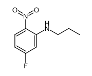 5-Fluoro-2-nitro-N-propylaniline - Chemical structure and product image