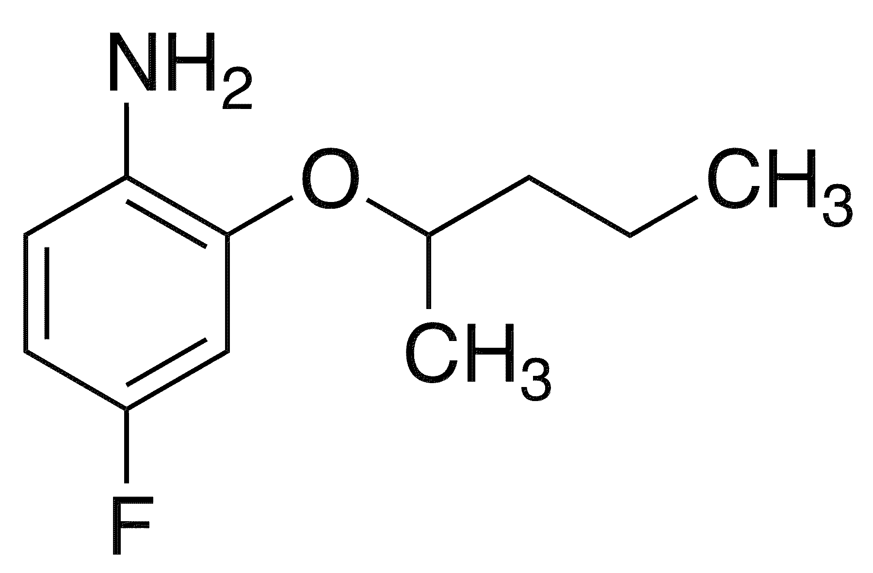 4-Fluoro-2-(pentan-2-yloxy)aniline - Chemical structure and product image