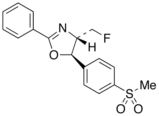 (4S,5R)-4-(Fluoromethyl)-4,5-dihydro-5-[4-(methylsulfonyl)phenyl]-2-phenyloxazole - Chemical structure and product image
