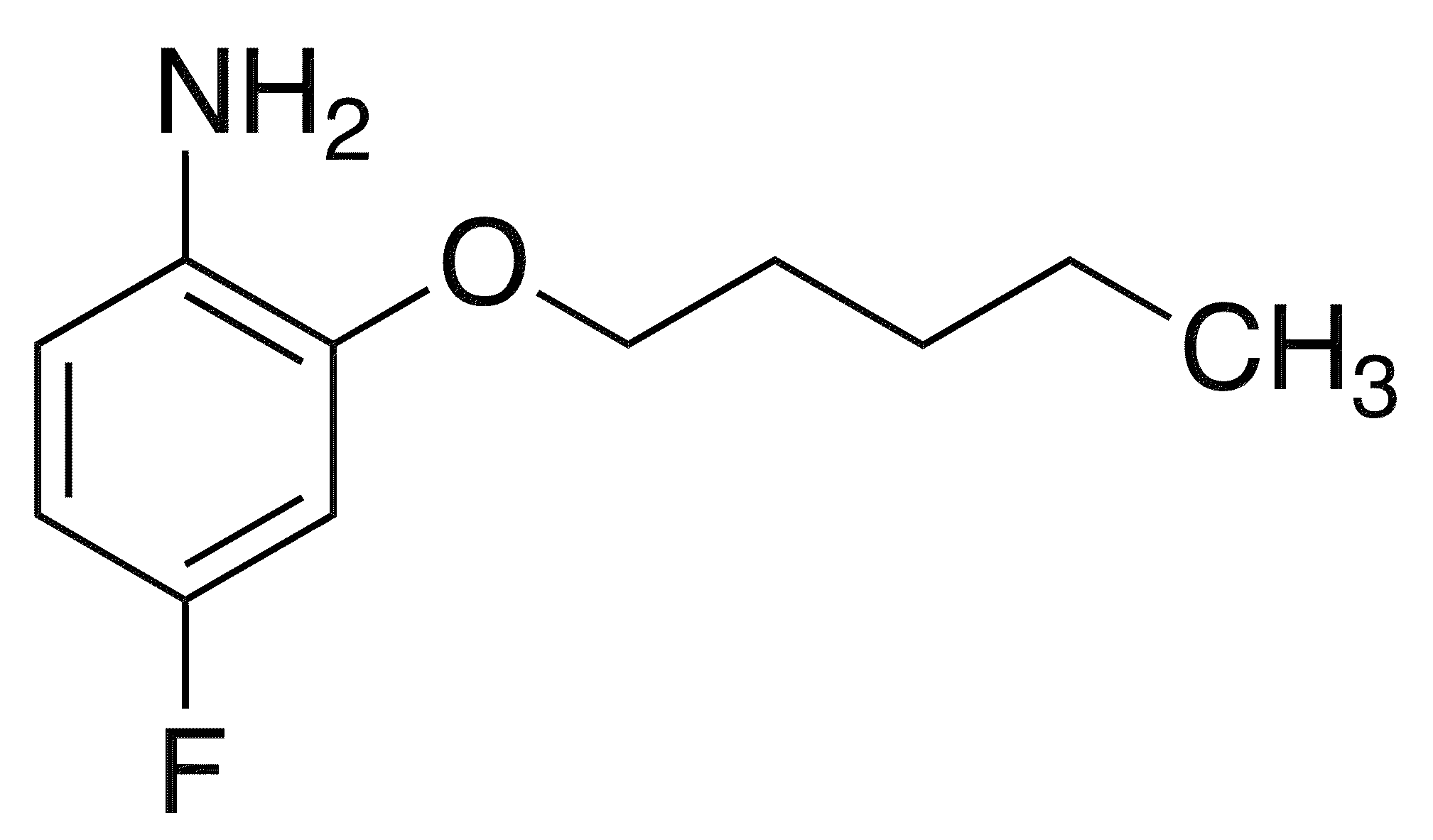 4-Fluoro-2-(pentyloxy)aniline - Chemical structure and product image