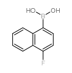 4-Fluoronaphthalene-1-boronic acid - Chemical structure and product image