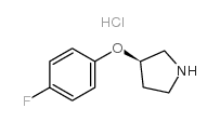 (R)-3-(4-Fluorophenoxy)pyrrolidine - Chemical structure and product image