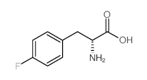 4-Fluoro-D-phenylalanine - Chemical structure and product image