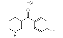 3-[(4-Fluorophenyl)carbonyl]piperidine Hydrochloride - Chemical structure and product image