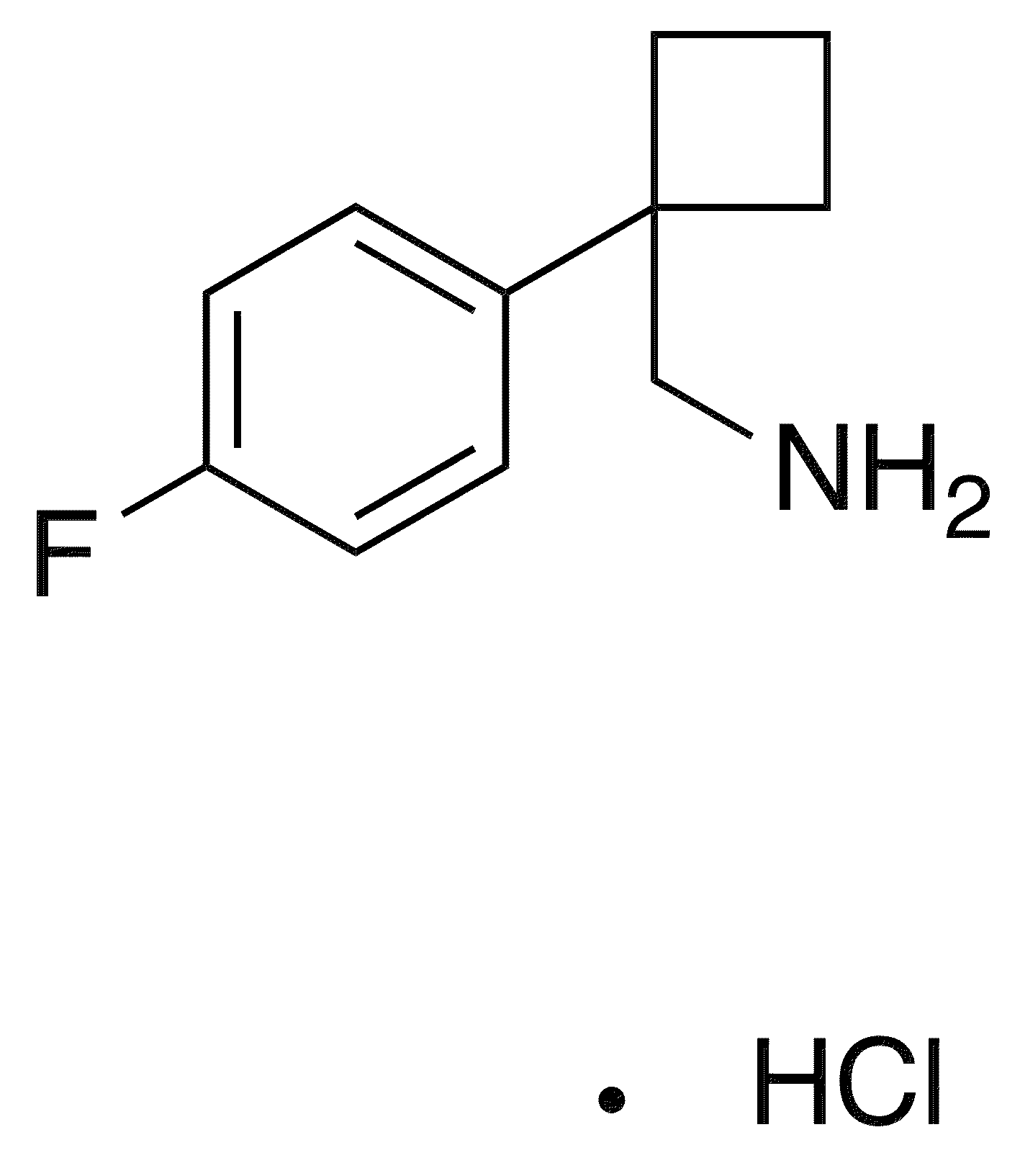 [1-(4-Fluorophenyl)cyclobutyl]methanamine hydrochloride - Chemical structure and product image