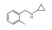 N-[(2-Fluorophenyl)methyl]cyclopropanamine - Chemical structure and product image