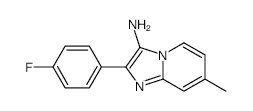 2-(4-Fluorophenyl)-7-methylimidazo[1,2-a]pyridin-3-amine - Chemical structure and product image