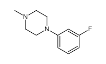 1-(3-Fluorophenyl)-4-methylpiperazine - Chemical structure and product image