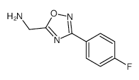 [3-(4-Fluorophenyl)-1,2,4-oxadiazol-5-yl]methanamine - Chemical structure and product image