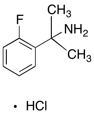 2-(2-Fluorophenyl)propan-2-amine Hydrochloride - Chemical structure and product image