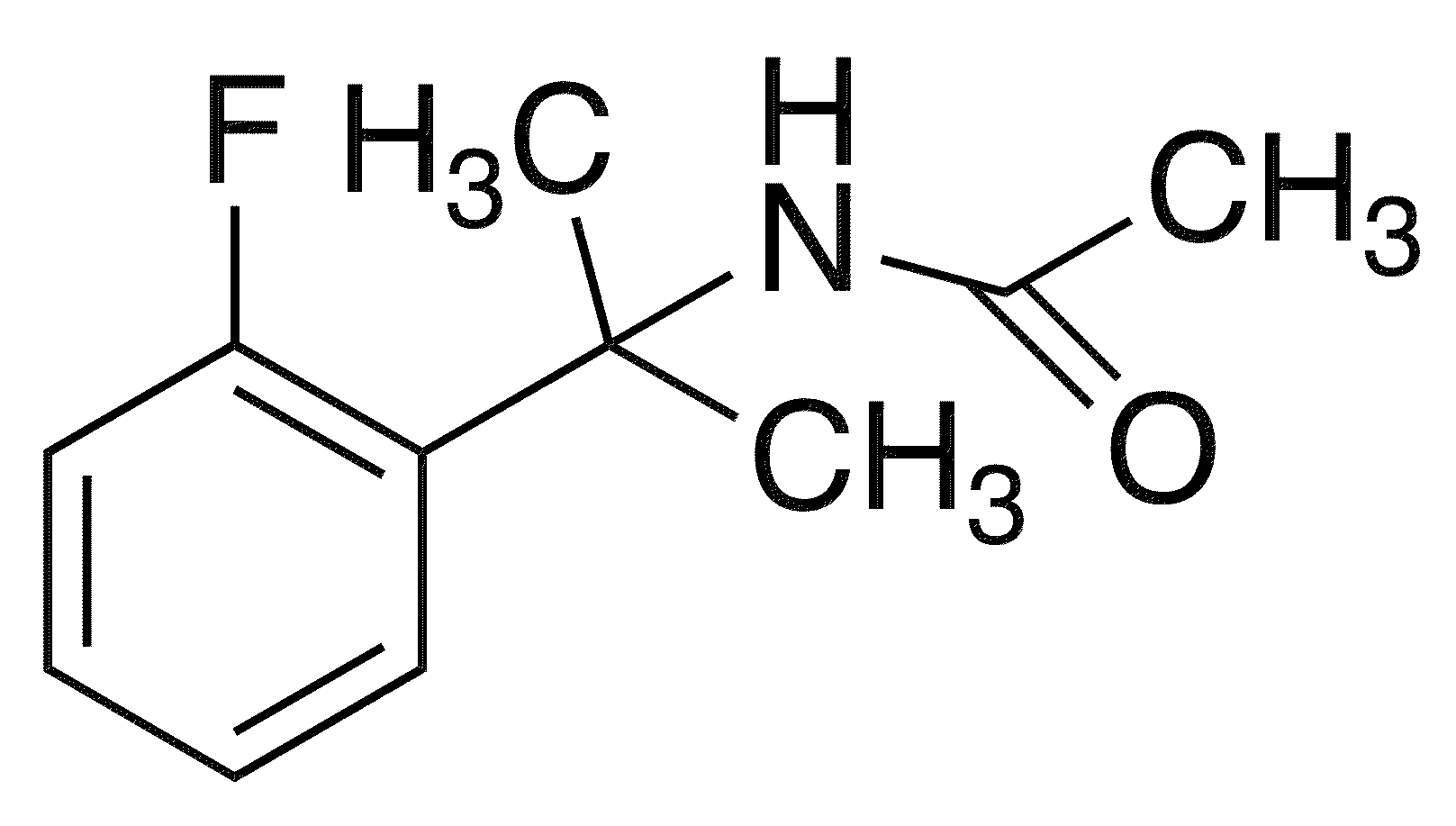 N-[2-(2-Fluorophenyl)propan-2-yl]acetamide - Chemical structure and product image