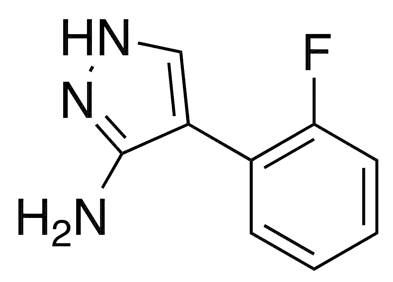 4-(2-Fluorophenyl)-1H-pyrazol-3-amine - Chemical structure and product image