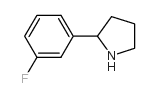 2-(3-Fluorophenyl)pyrrolidine - Chemical structure and product image