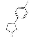 3-(4-Fluorophenyl)pyrrolidine - Chemical structure and product image