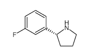 (R)-2-(3-Fluorophenyl)pyrrolidine - Chemical structure and product image