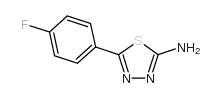 5-(4-Fluorophenyl)-1,3,4-thiadiazol-2-amine - Chemical structure and product image