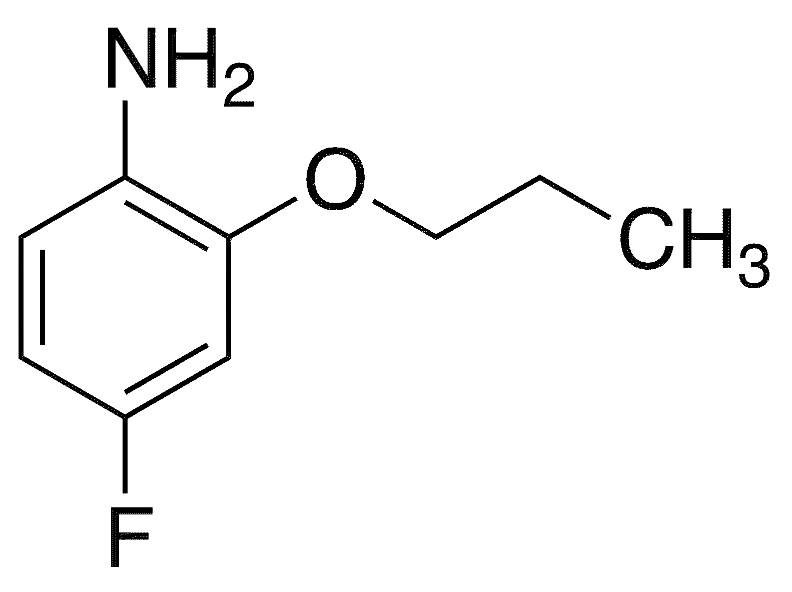 4-Fluoro-2-propoxyaniline - Chemical structure and product image