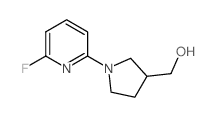 (1-(6-Fluoropyridin-2-yl)pyrrolidin-3-yl)methanol - Chemical structure and product image