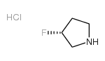(R)-(-)-3-Fluoropyrrolidine hydrochloride - Chemical structure and product image